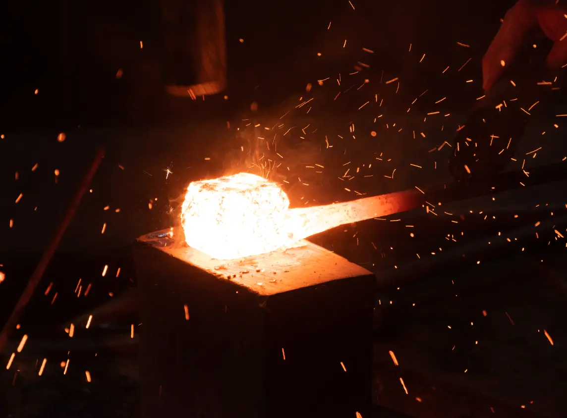 Metal forging